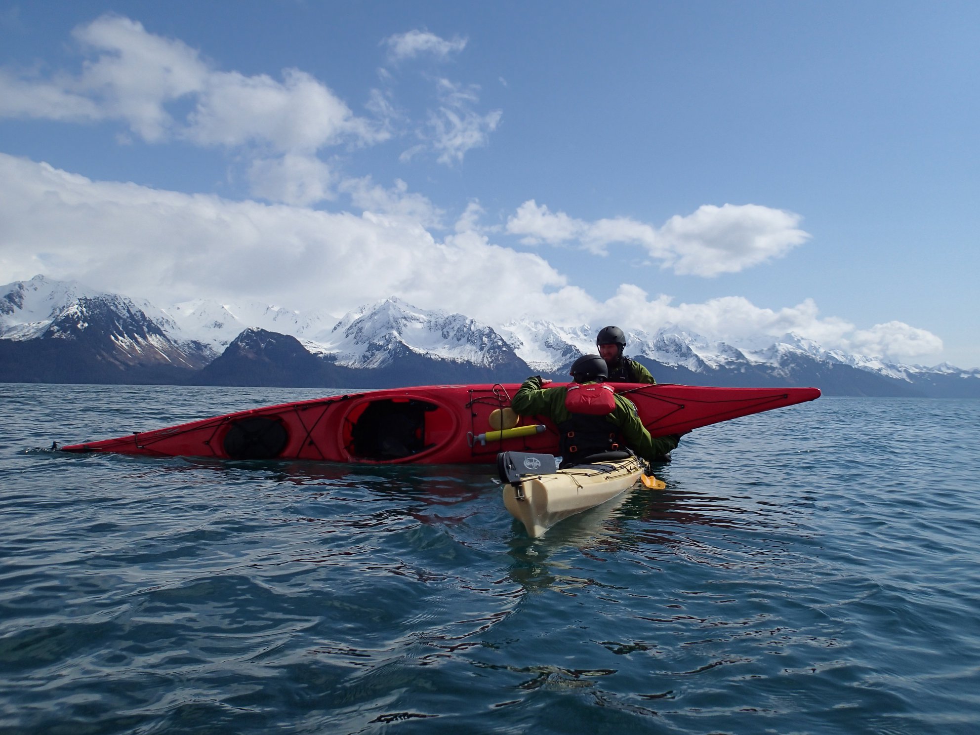a small boat in a body of water
